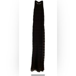 Alice + Olivia Lace Black Maxi Dress Size 0